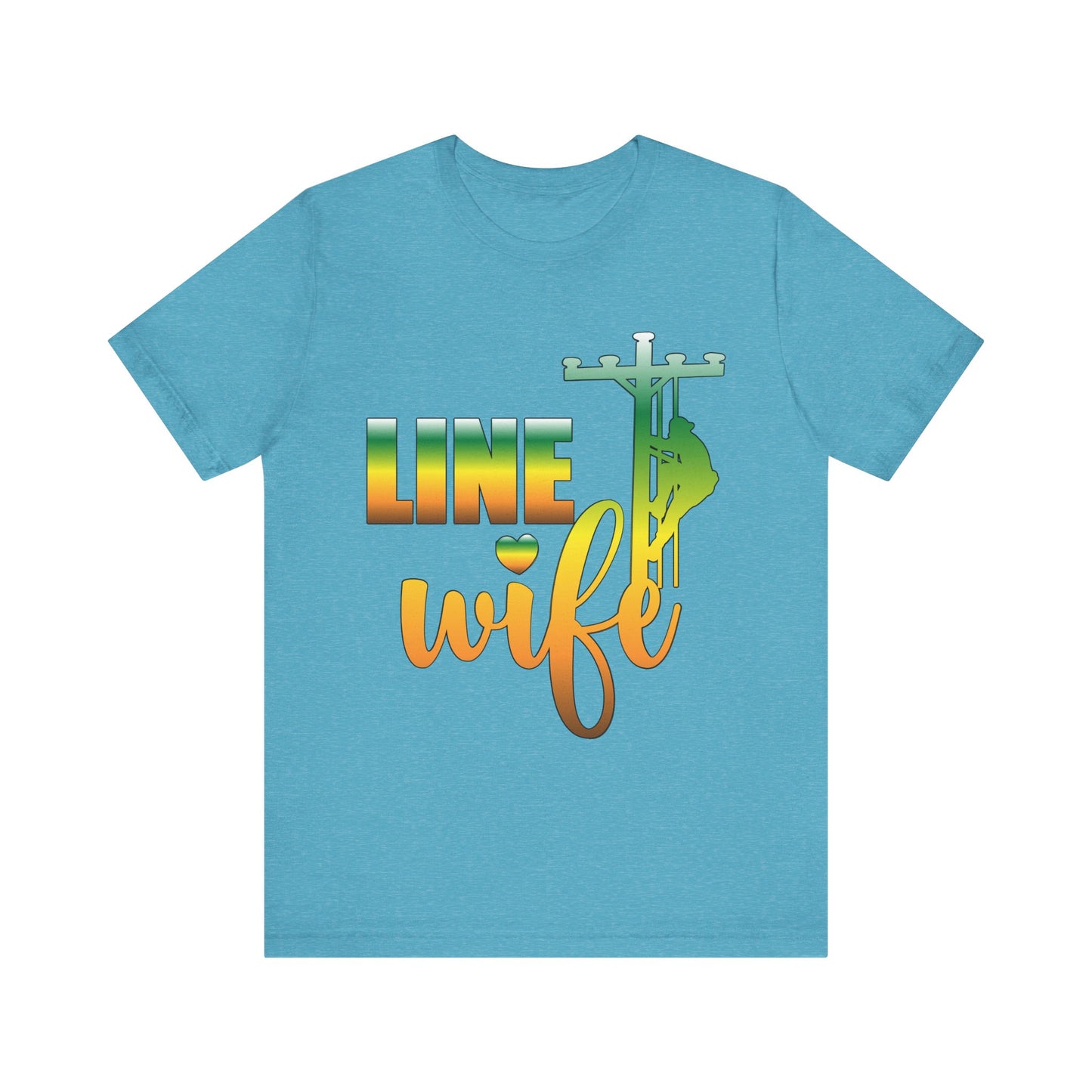Lineman T-shirt - Line Wife gradient