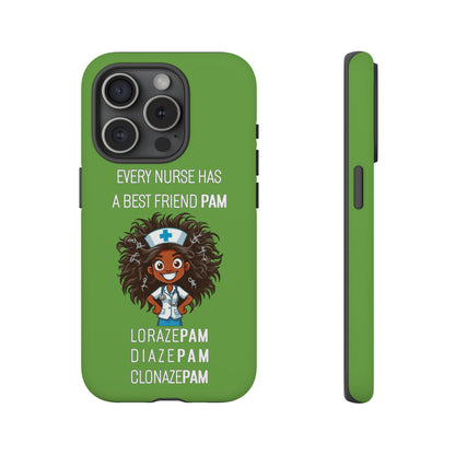 Nurse iPhone Tough Case - Every Nurse Has a Friend Named PAM Design (2) - Green