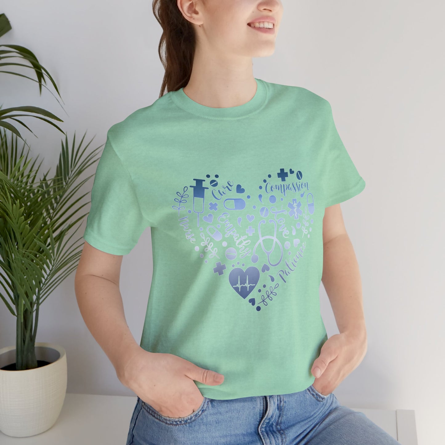 Monogram Heart 1 blue steel