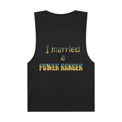 Lineman Tank - Married a Power Ranger colored chrome