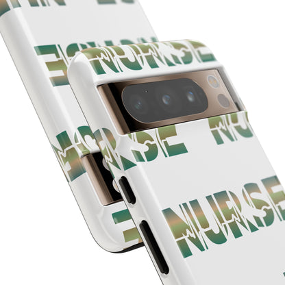 Google Pixel Tough Case - Nurse Pulse - White