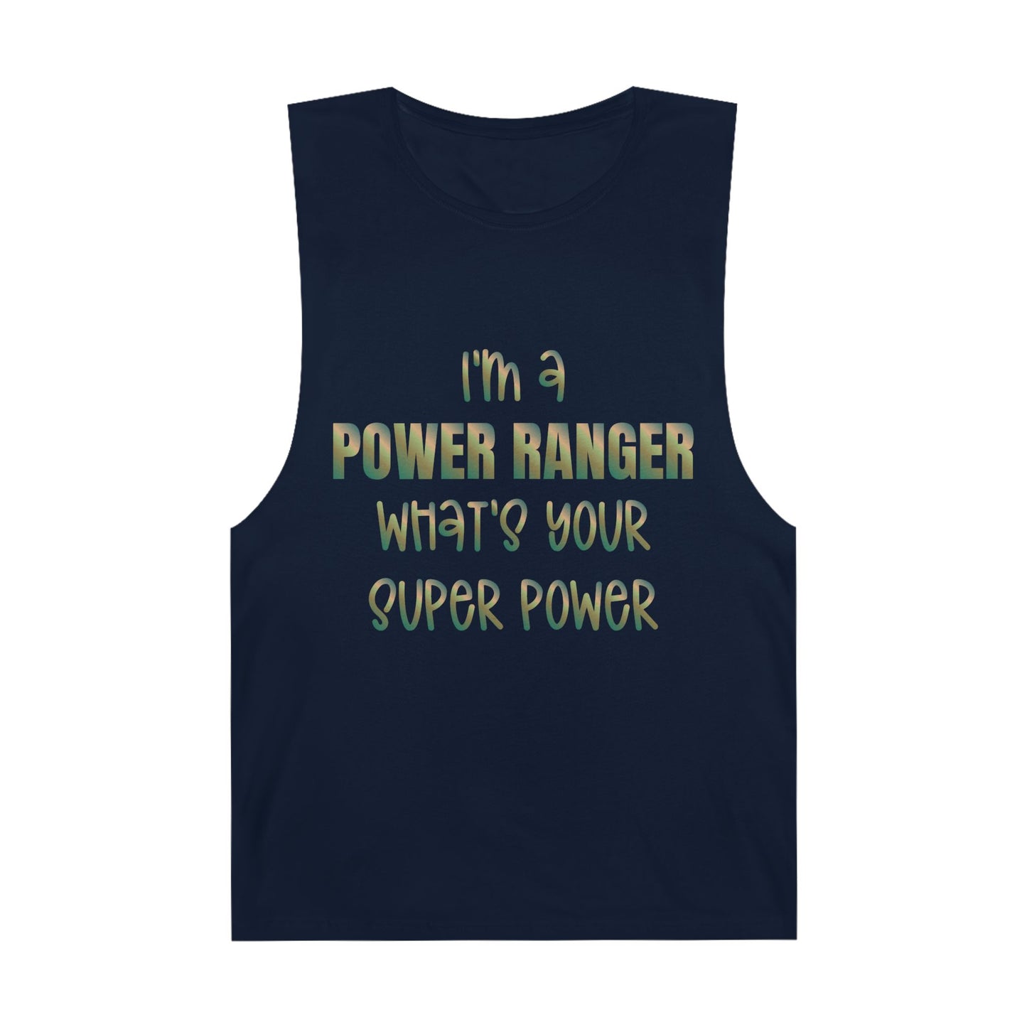 Lineman Tank - power ranger super power copper patina