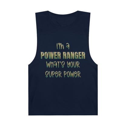 Lineman Tank - power ranger super power copper patina