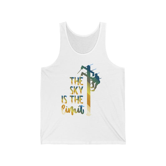 Lineman T-shirt - the-sky-is-the-limit-lineman colored chrome