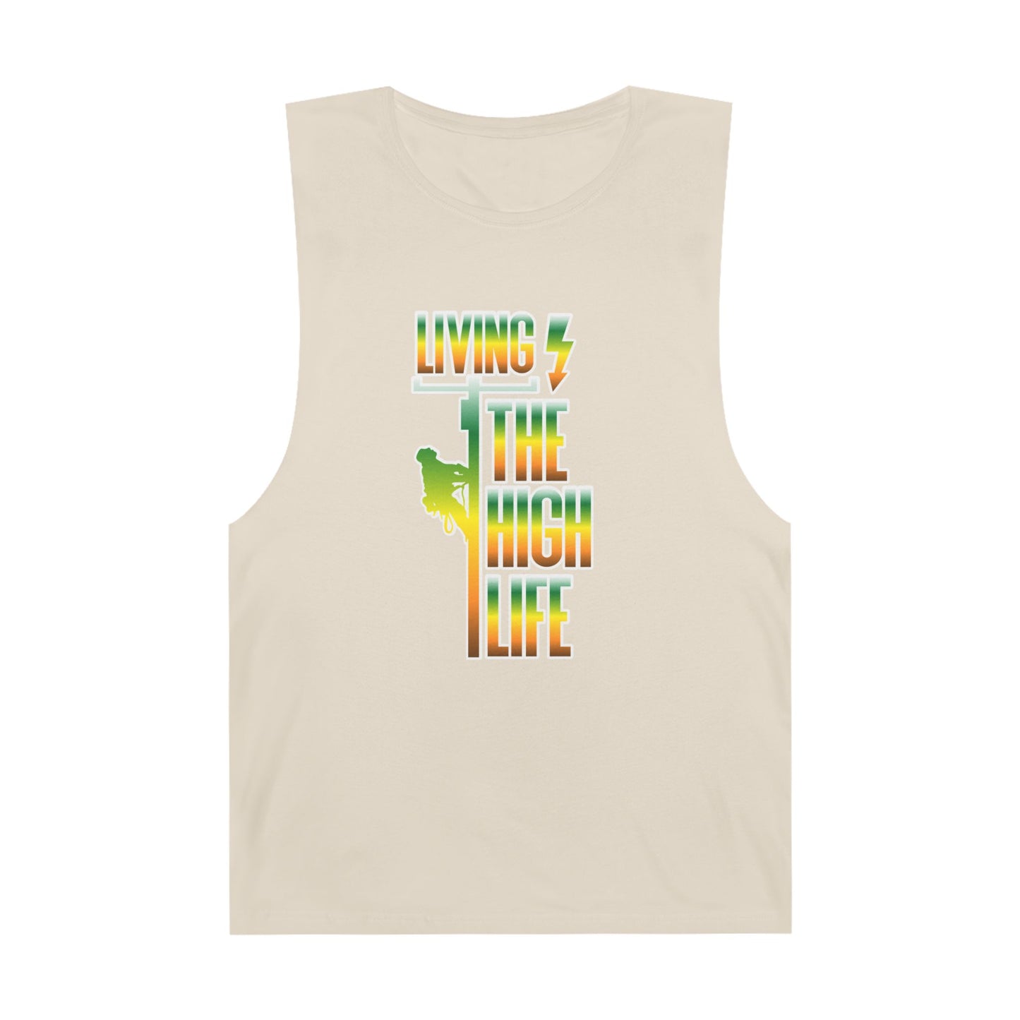Lineman Tank - Living The High Life-gradient