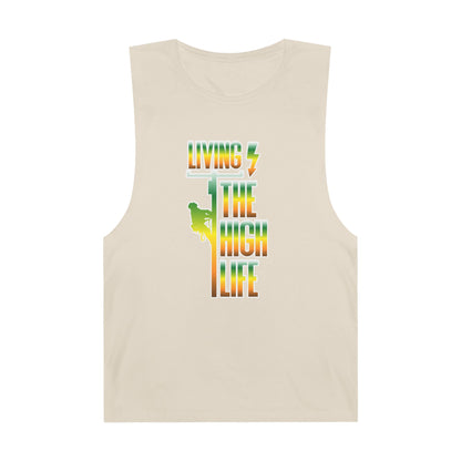 Lineman Tank - Living The High Life-gradient
