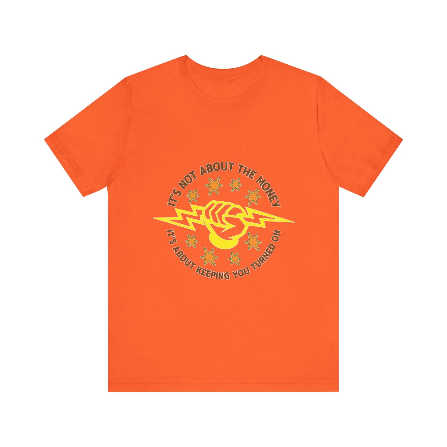 Lineman T-shirt - Its Not About The Money-color