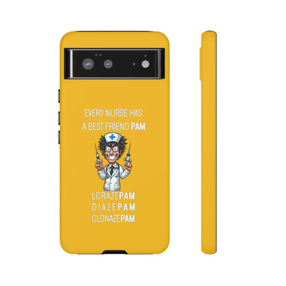 Nurse Google Pixel Tough Case - Every Nurse Has a Friend Named PAM Design (5) - Yellow