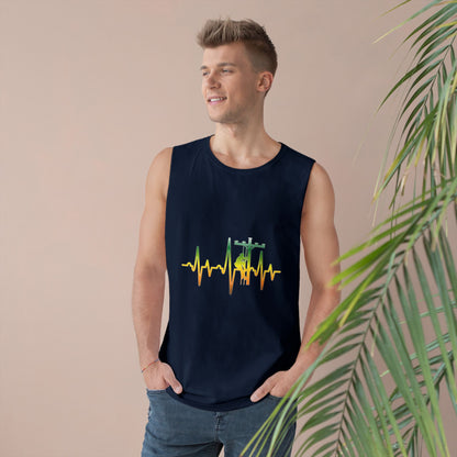 Lineman Tank - Lineman Heartbeat - gradient