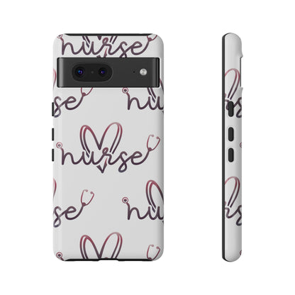 Google Pixel Tough Case - Nurse Stethoscope - White