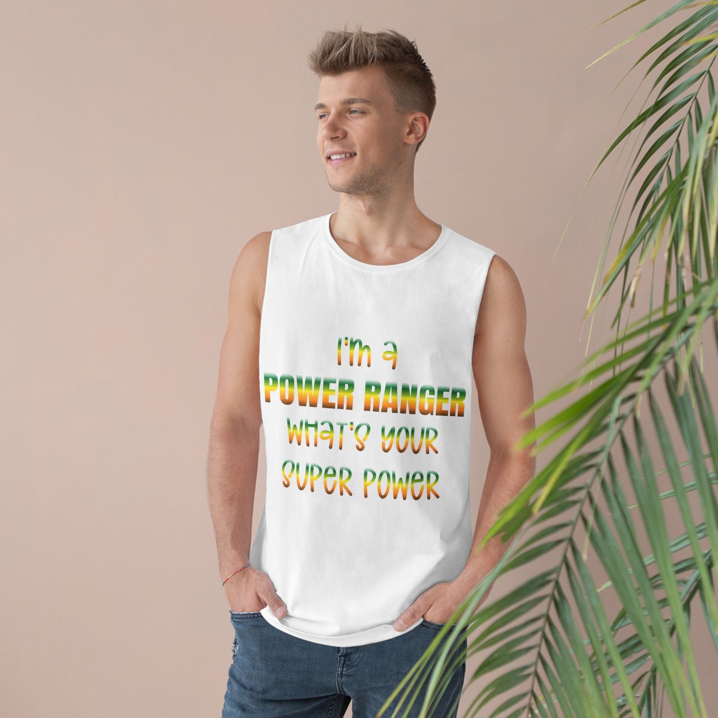 Lineman Tank - power ranger super power gradient