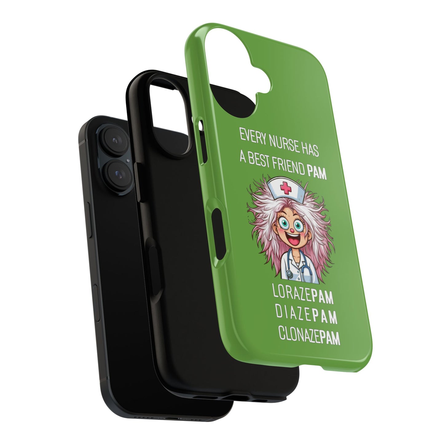 Nurse iPhone Tough Case - Every Nurse Has a Friend Named PAM Design (1) - Green