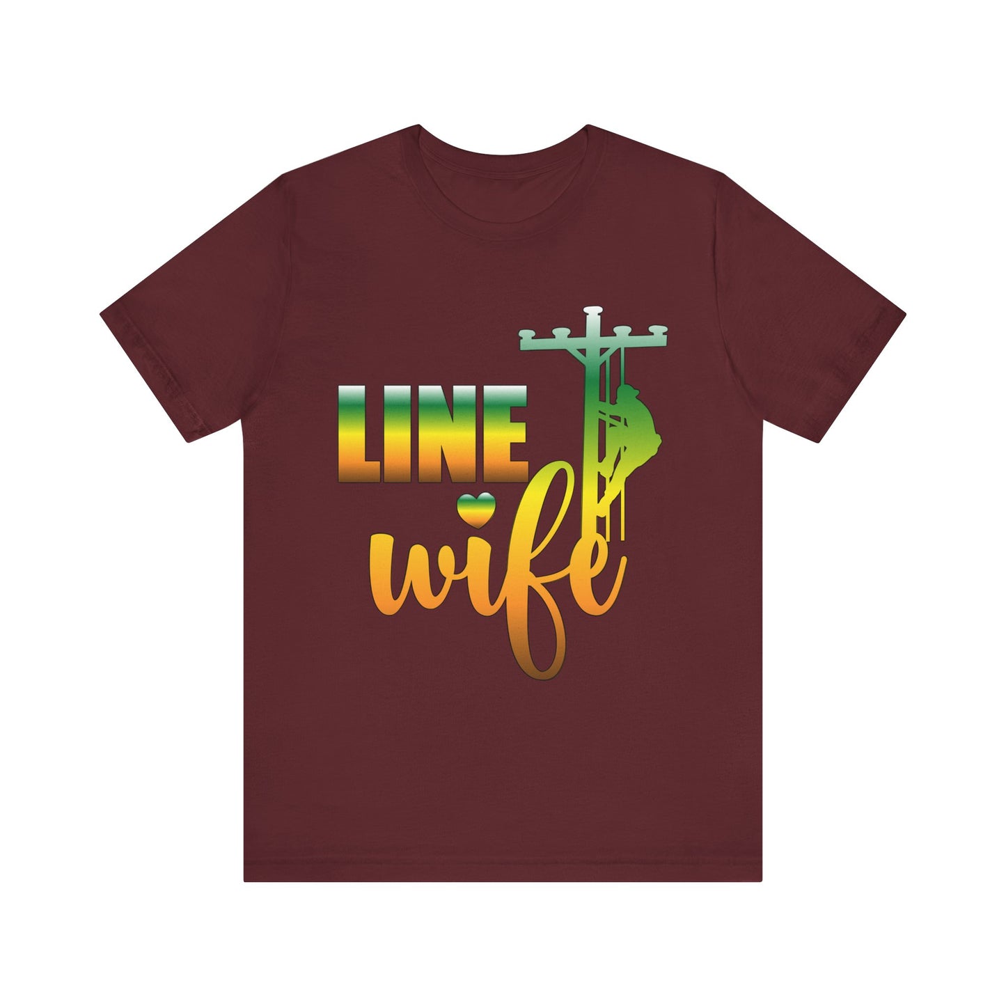 Lineman T-shirt - Line Wife gradient