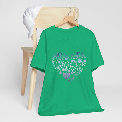 Monogram Heart 1 blue steel