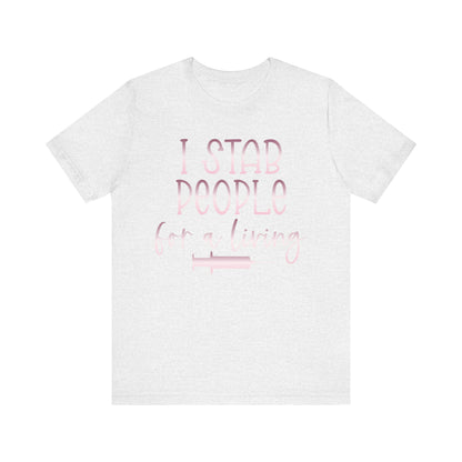 I Stab People For a Living rose gold