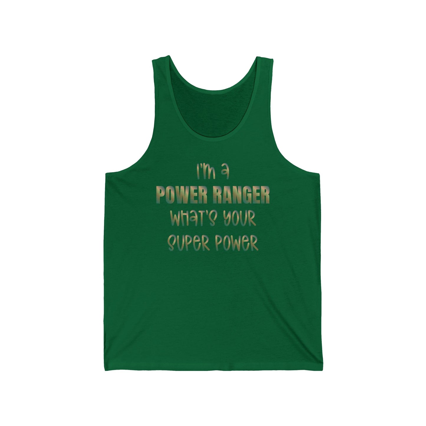 Lineman T-shirt - power ranger super power copper patina