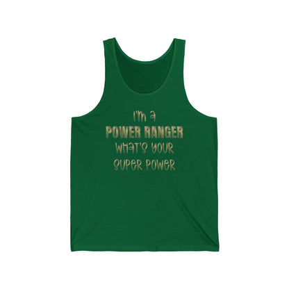 Lineman T-shirt - power ranger super power copper patina