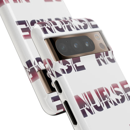Google Pixel Tough Case - Nurse Pulse - White