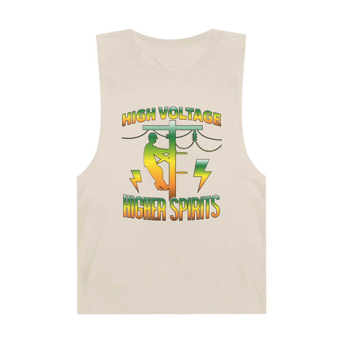 Lineman Tank - High Voltage Higher Spirits-gradient