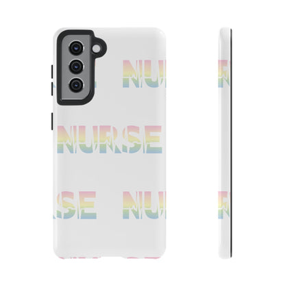 Samsung Tough Case - Nurse Pulse - White