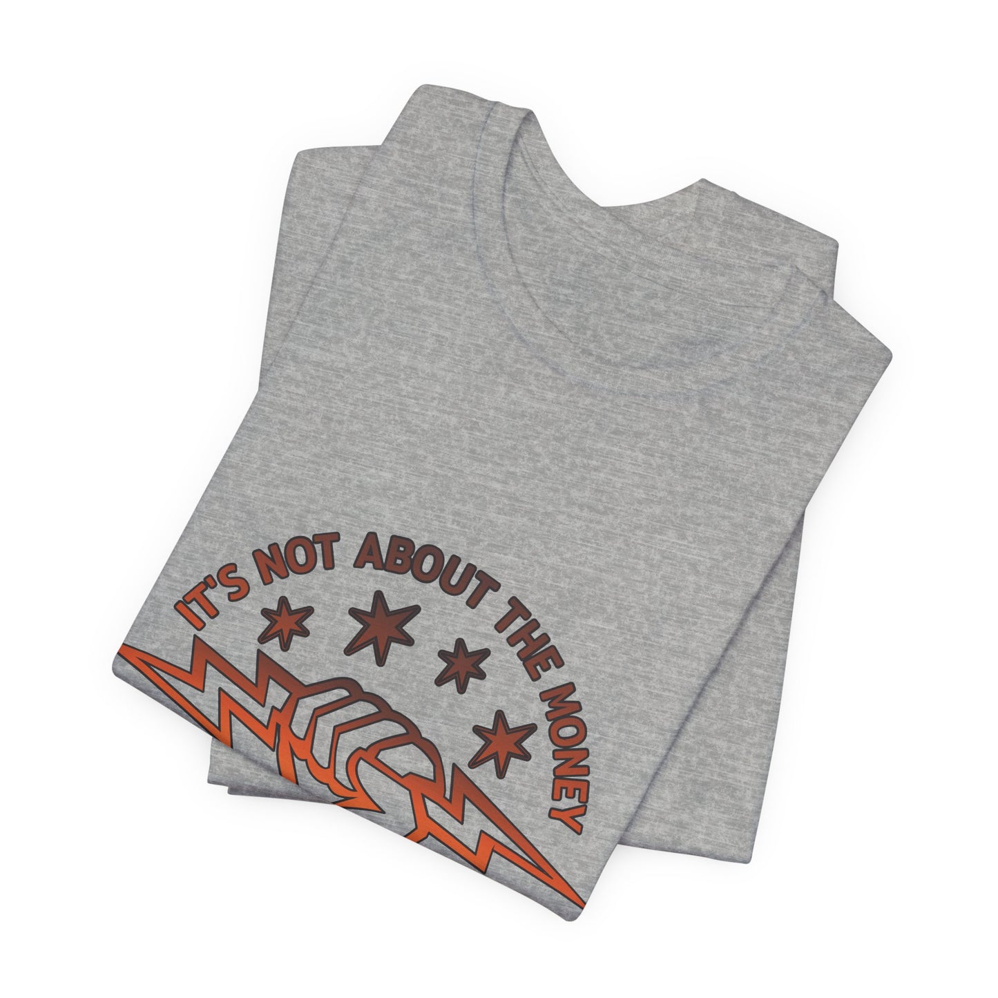 Lineman T-shirt - Its Not About The Money-sky 24