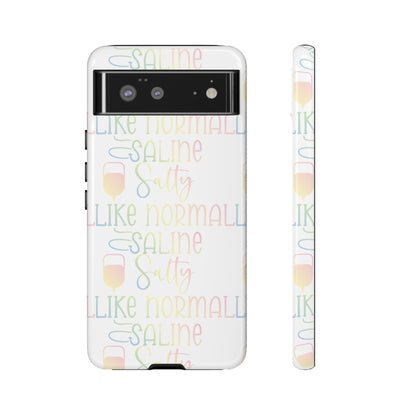 Google Pixel Tough Case - Salty Saline Like Normal Saline - White