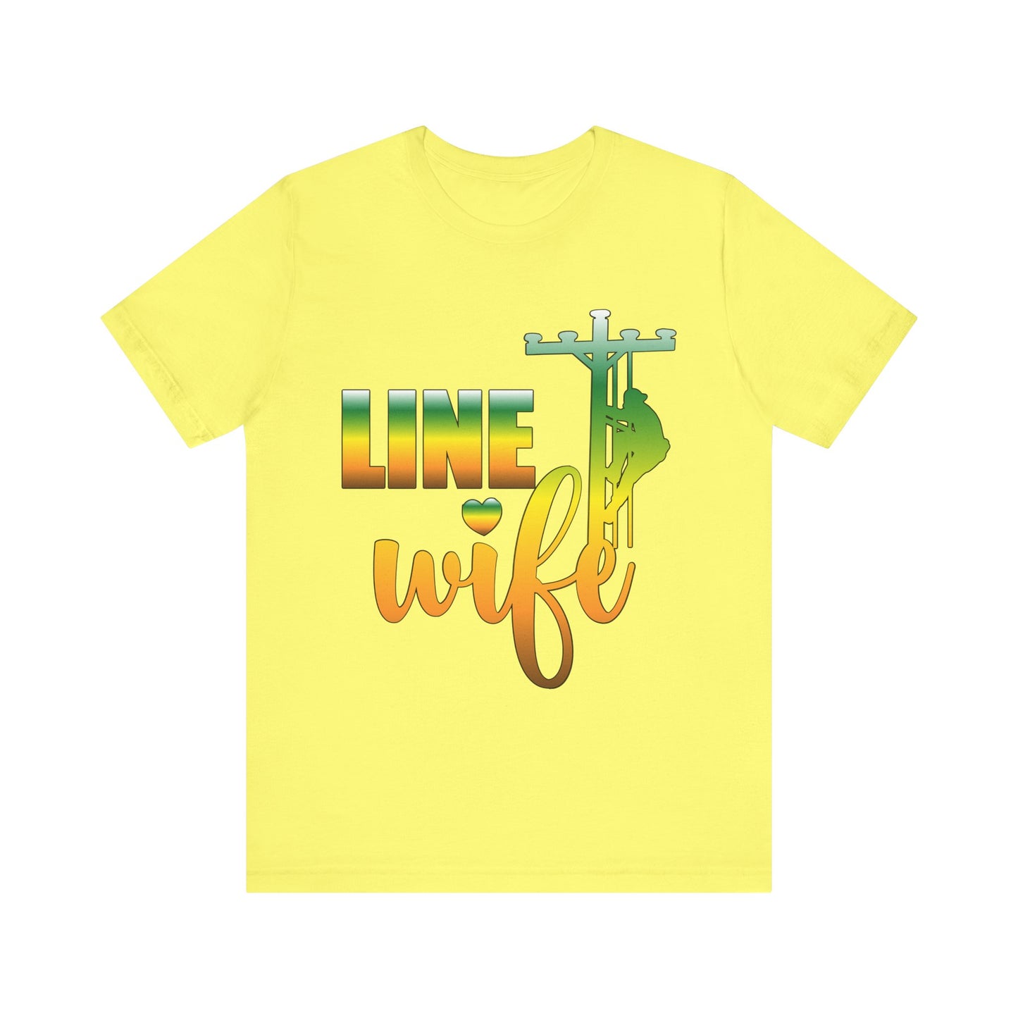 Lineman T-shirt - Line Wife gradient