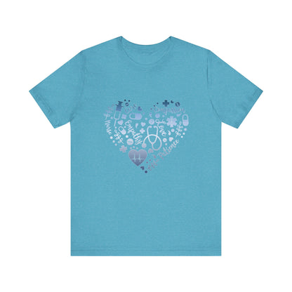 Monogram Heart 1 blue steel