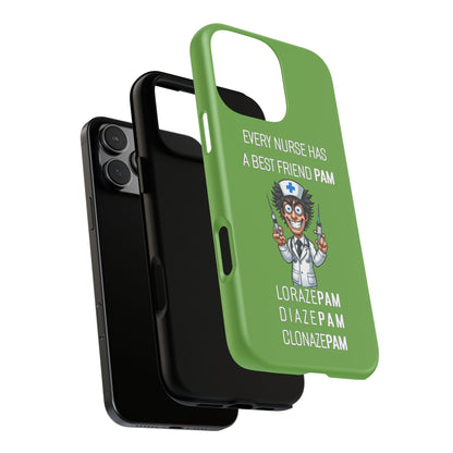 Nurse iPhone Tough Case - Every Nurse Has a Friend Named PAM Design (5) - Green