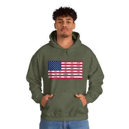 Gildan Phonetic Flag Hoodie