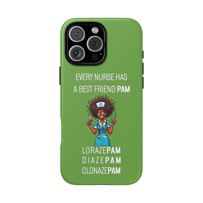 Nurse iPhone Tough Case - Every Nurse Has a Friend Named PAM Design (3) - Green