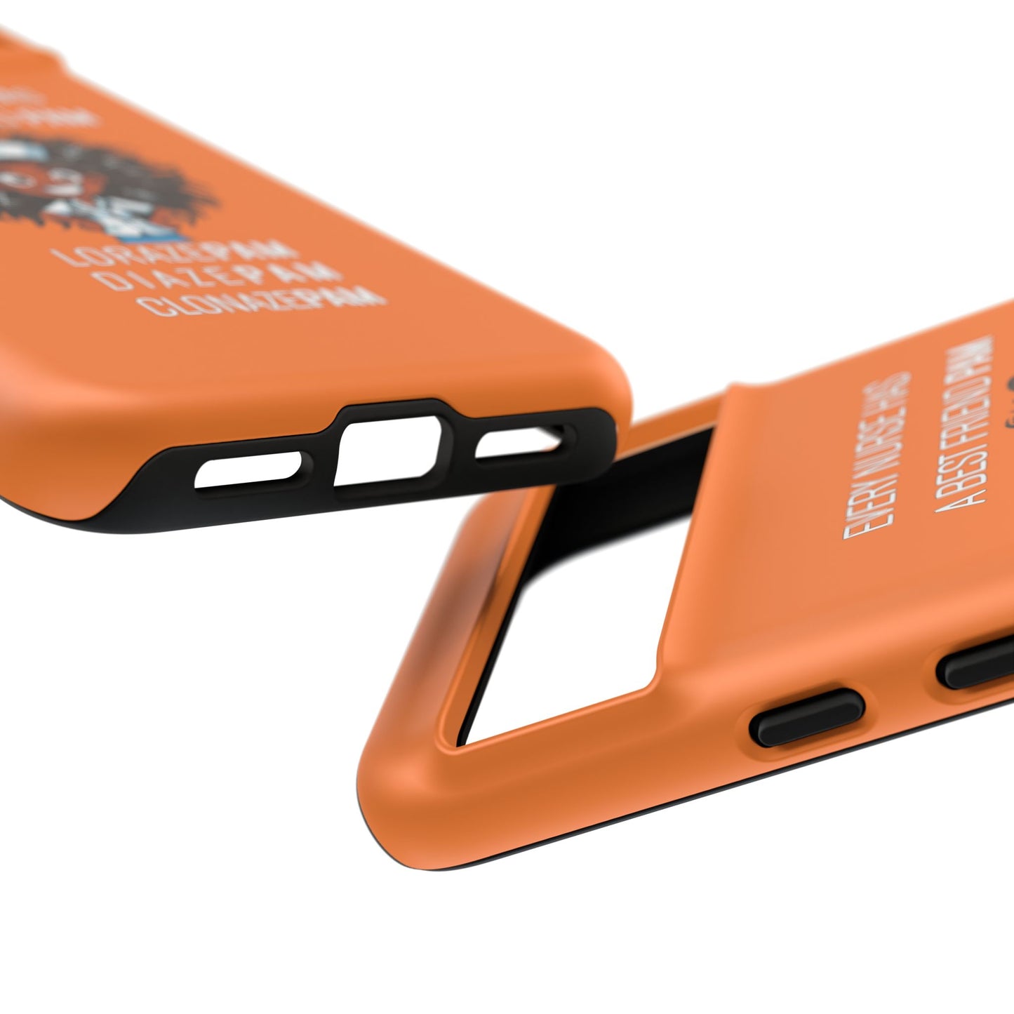 Nurse Google Pixel Tough Case - Every Nurse Has a Friend Named PAM Design (2) - Orange