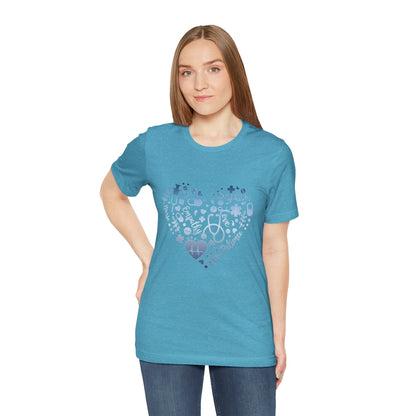 Monogram Heart 1 blue steel
