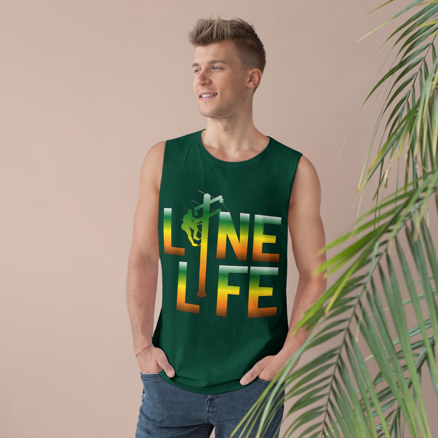 Lineman Tank - lineman-life gradient