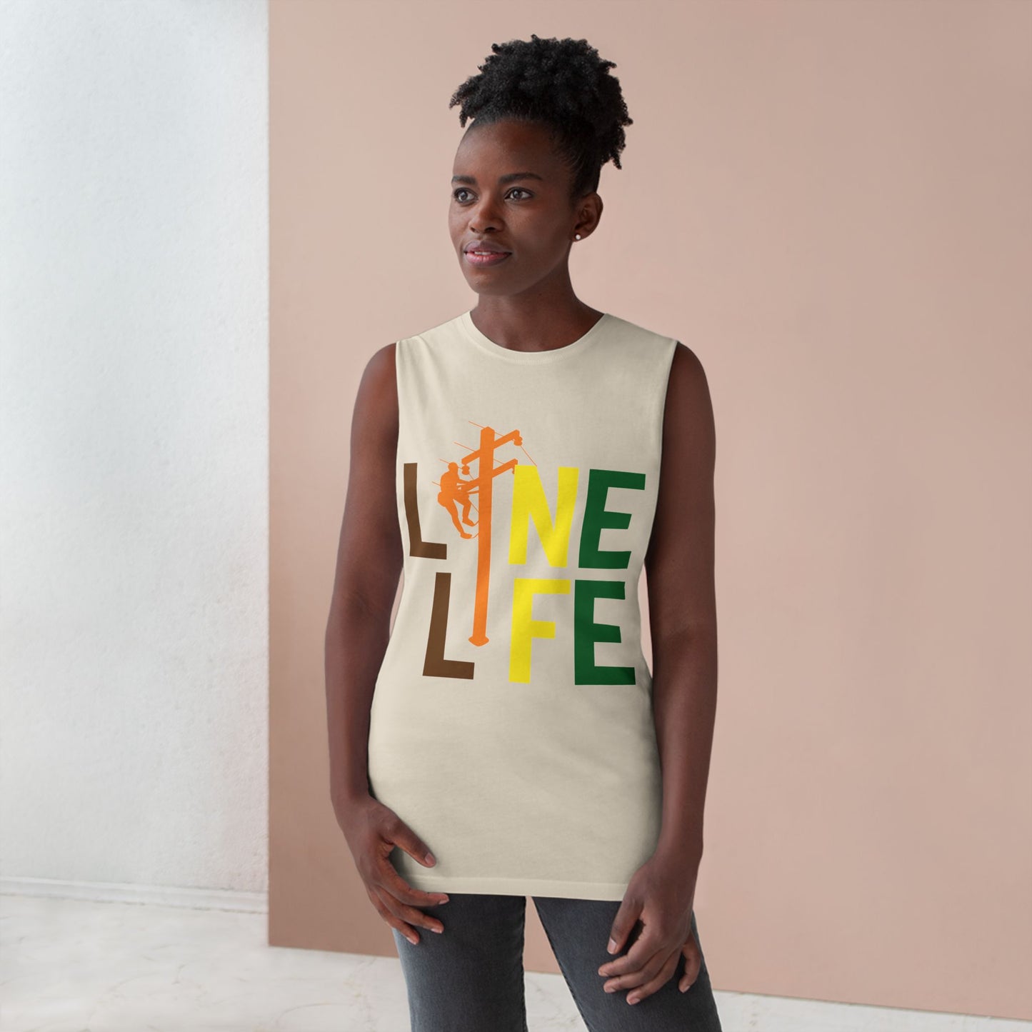 Lineman Tank - lineman-life color
