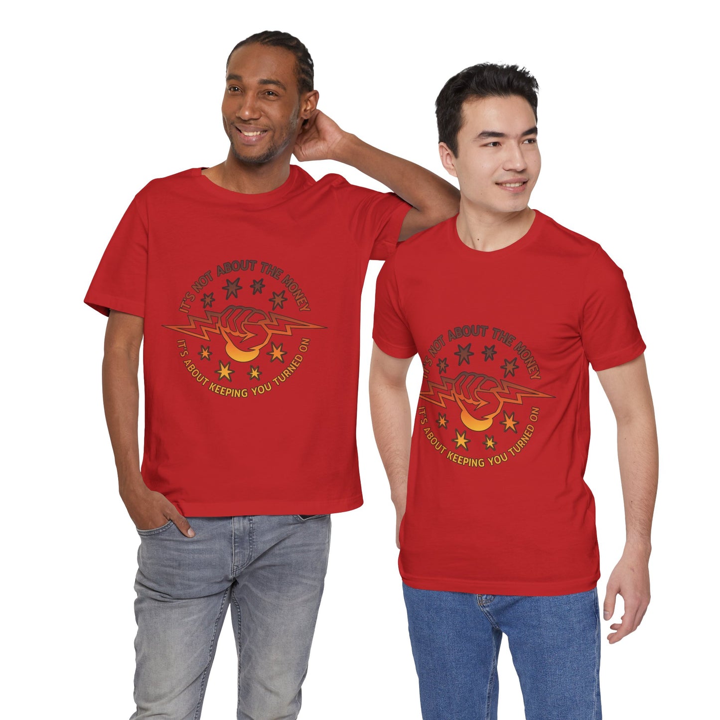 Lineman T-shirt - Its Not About The Money-sky 24