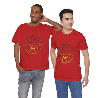 Lineman T-shirt - Its Not About The Money-sky 24