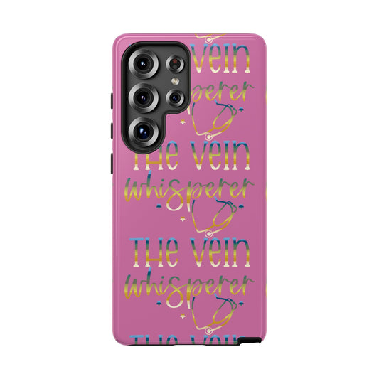 Samsung Galaxy Tough Case - The Vein Whisperer - Light Pink
