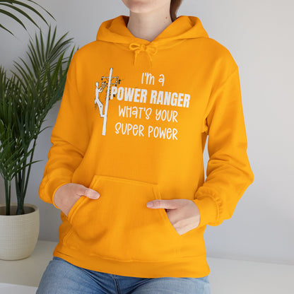 Gildan Hoodie - I'm a Power Ranger What's Your Super Power (male)