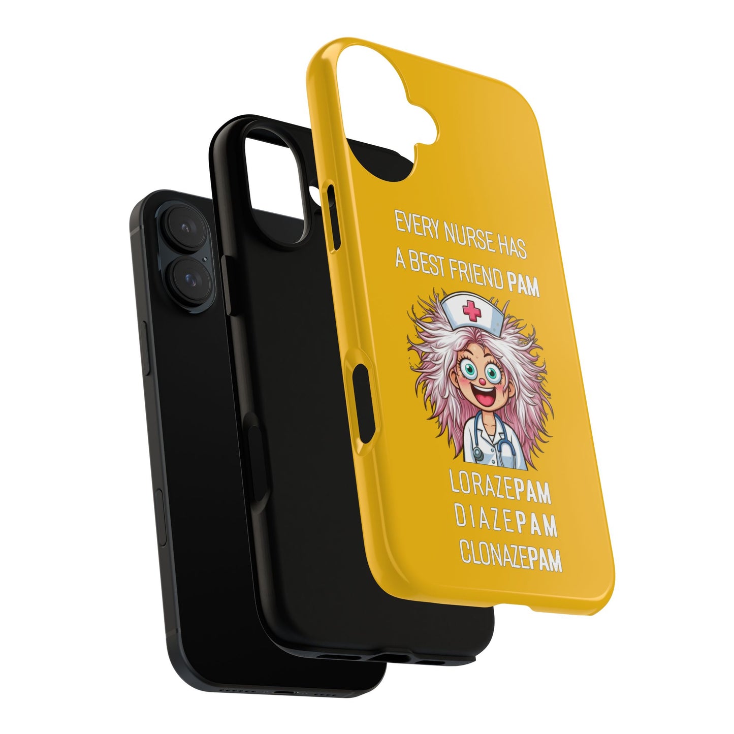 Nurse iPhone Tough Case - Every Nurse Has a Friend Named PAM Design (1) - Yellow