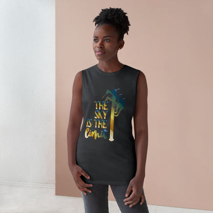 Lineman Tank - the-sky-is-the-limit-lineman colored chrome