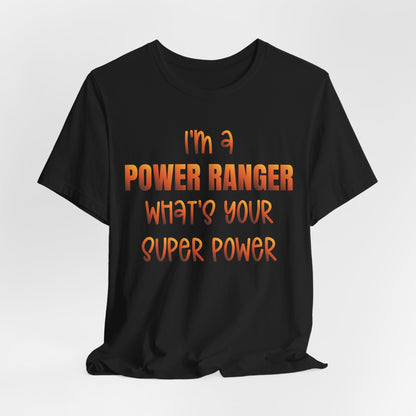 Lineman T-shirt - power ranger super power sky 24