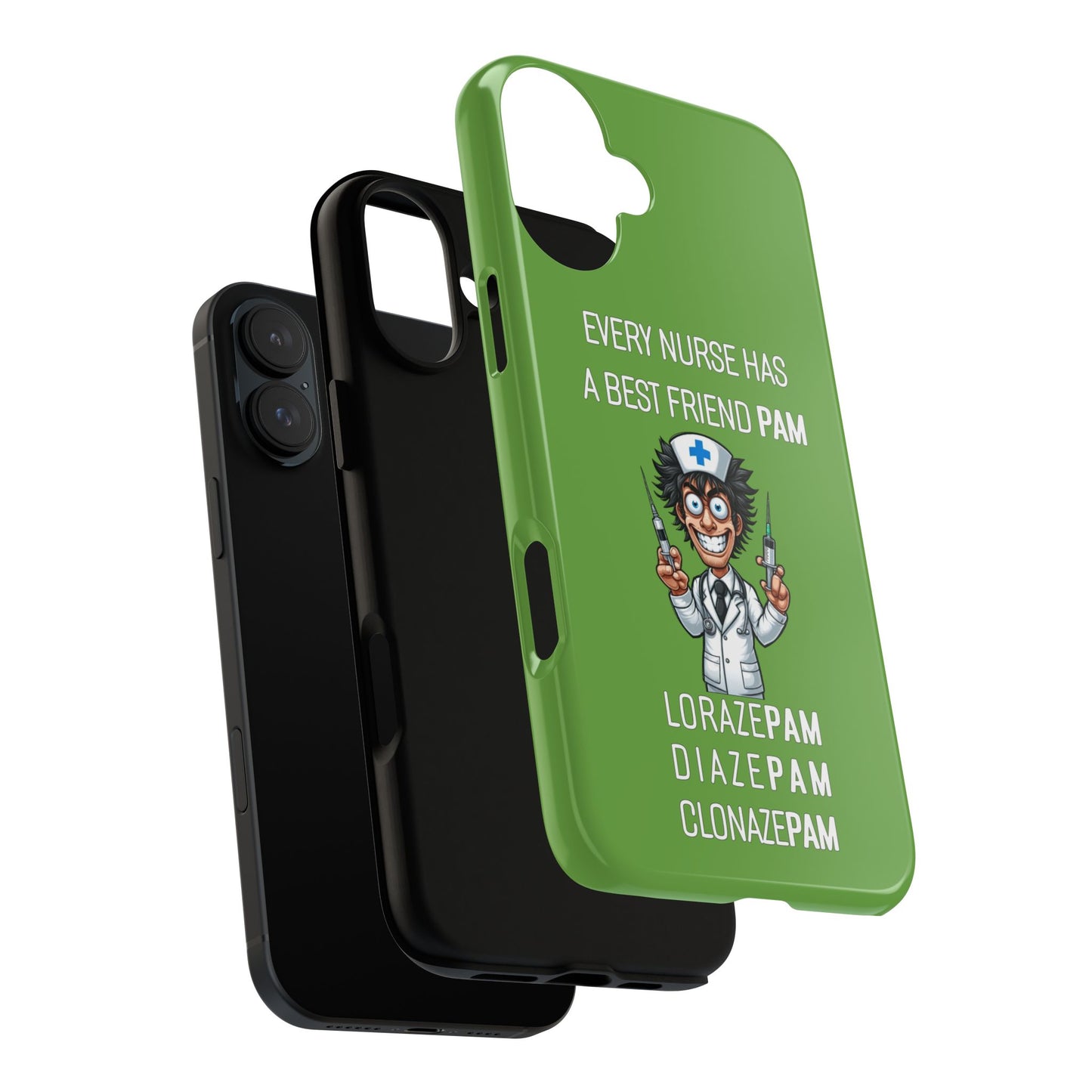 Nurse iPhone Tough Case - Every Nurse Has a Friend Named PAM Design (5) - Green