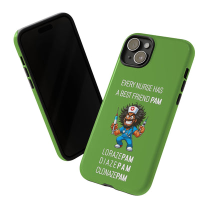 Nurse iPhone Tough Case - Every Nurse Has a Friend Named PAM Design (6) - Green