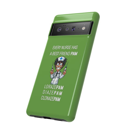 Nurse Google Pixel Tough Case - Every Nurse Has a Friend Named PAM Design (5) - Green