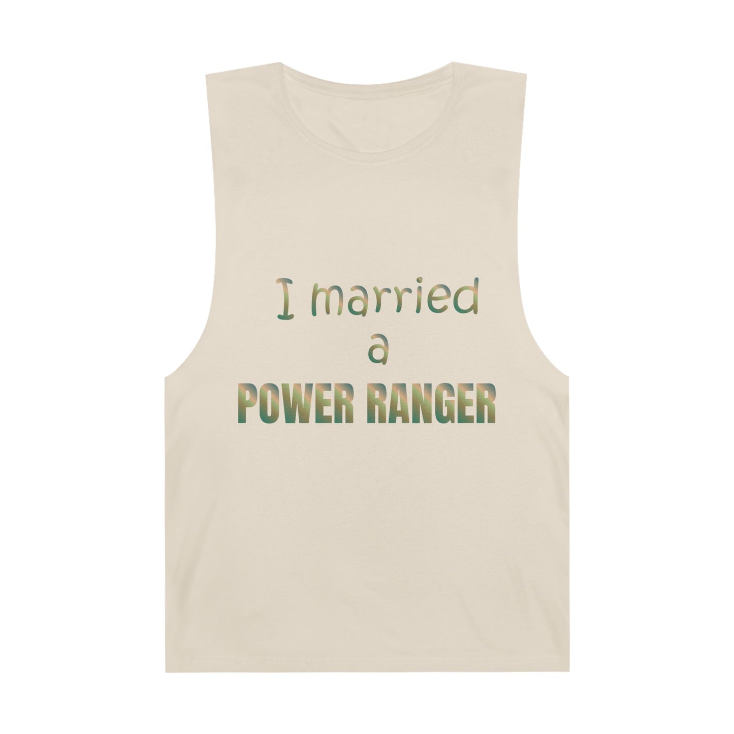 Lineman Tank - Married a Power Ranger copper patina