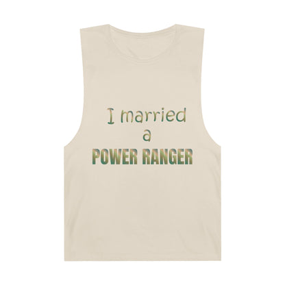 Lineman Tank - Married a Power Ranger copper patina