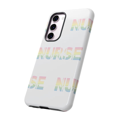 Samsung Tough Case - Nurse Pulse - White