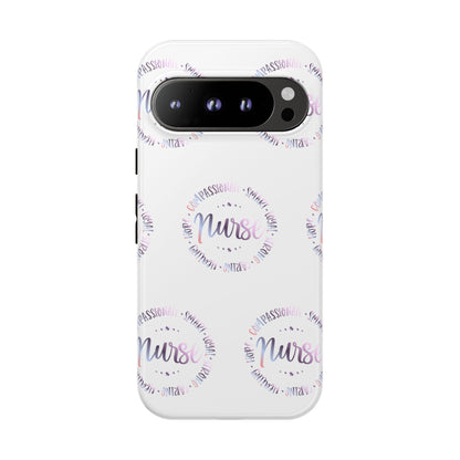 Google Pixel Tough Case - Nurse Circle  - White