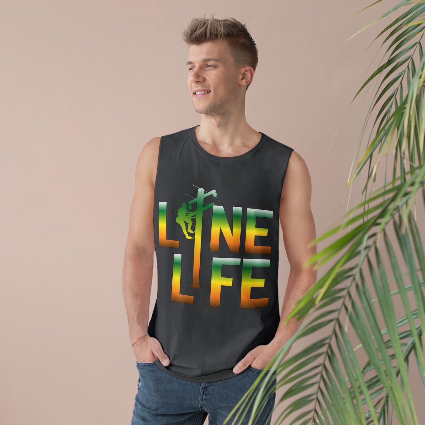 Lineman Tank - lineman-life gradient